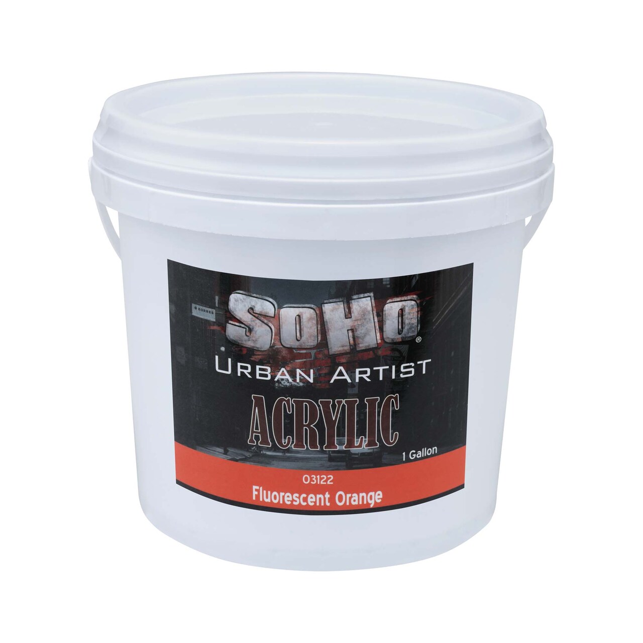 SoHo Urban Artist Heavy Body Acrylic Paint - 1 Gallon - Thick, Rich Color, Excellent Coverage, Professional Quality - Artists Acrylic Paint